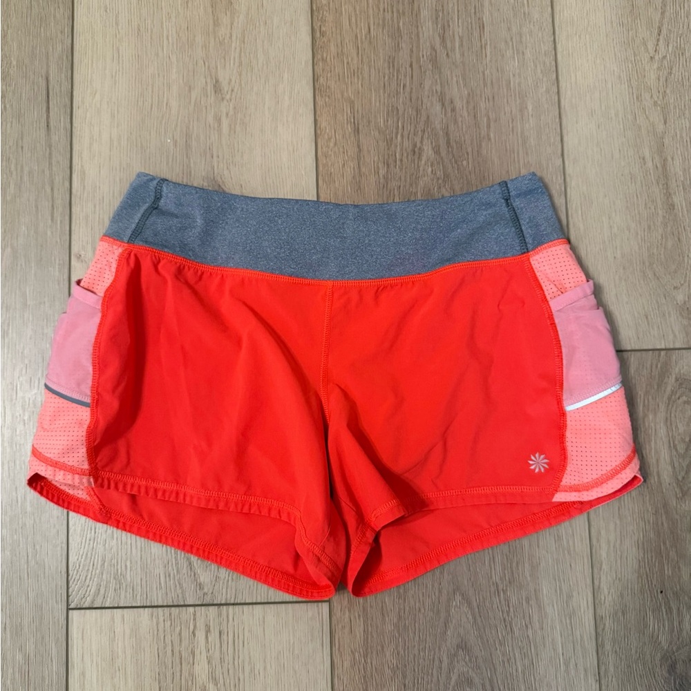Athleta Lined Running Shorts 3” Inseam  Size Medium VGUC